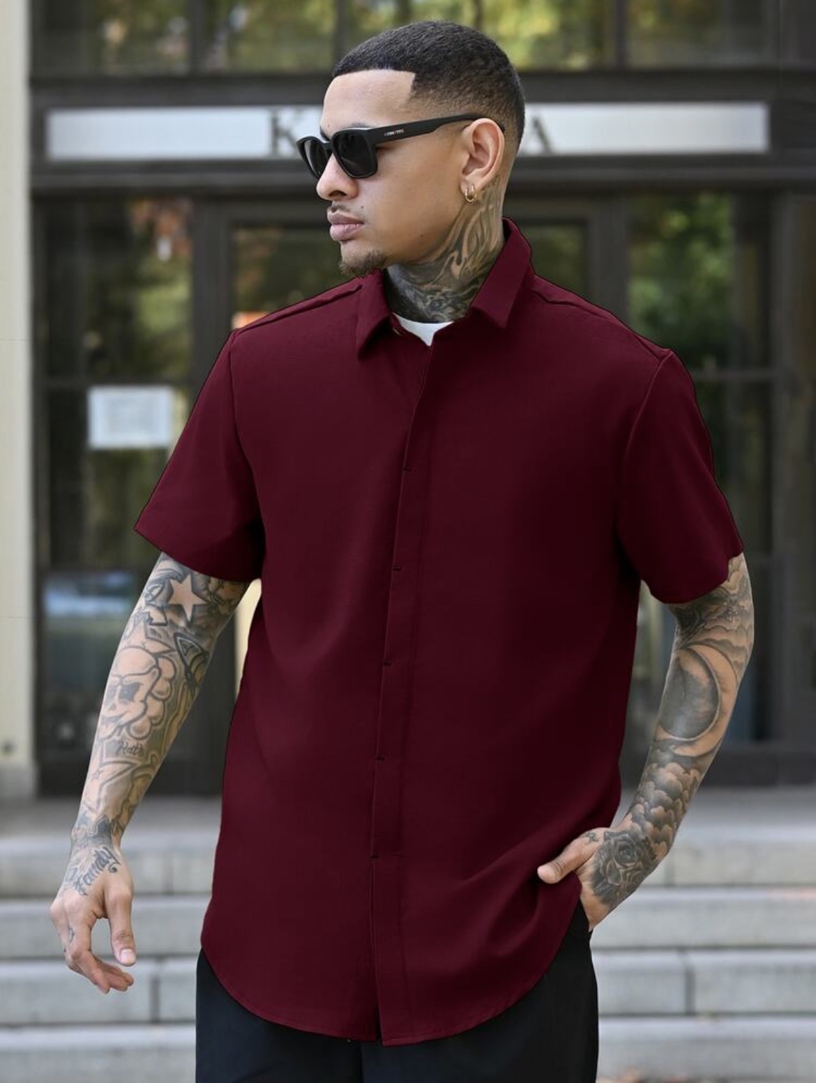 Camisa unicolor