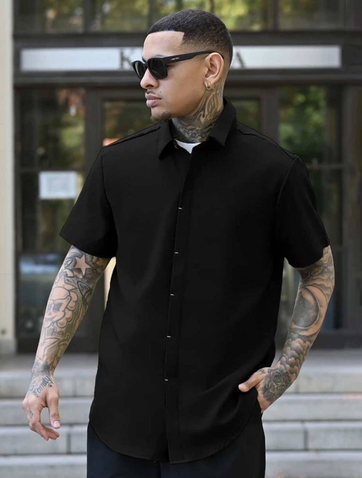 Camisa unicolor