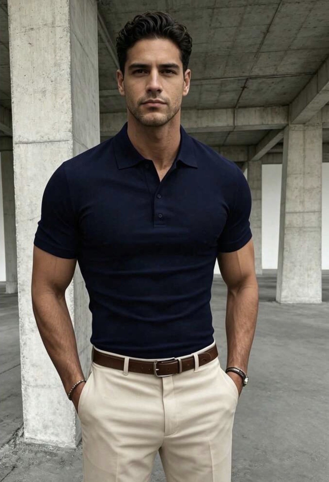 Polo unicolor